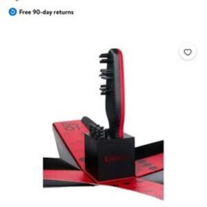 BLACK AND RED CIRRUS CURLY AND RIPPLY HAIR STYLING WATER TOOL 3 WAY RIGHT HANDLE